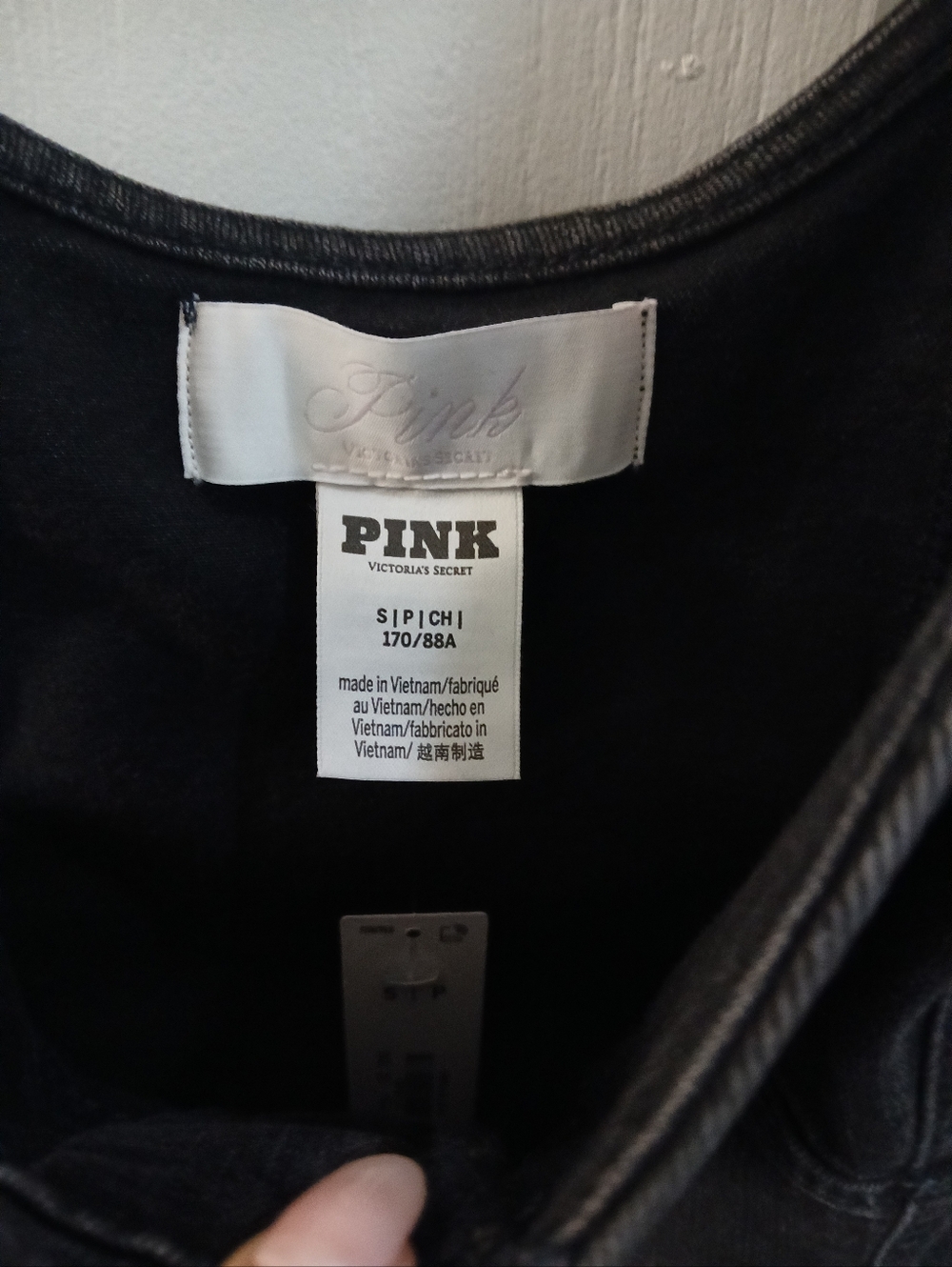 VS PINK DENIUM ZIP FRONT CORSET DRESS - Picture 6 of 12